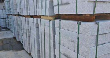 银川芝麻白路牙石，路侧石