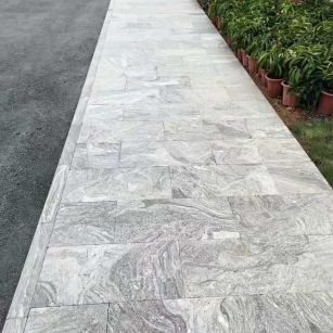 银川浪淘沙地铺石 夜里雪