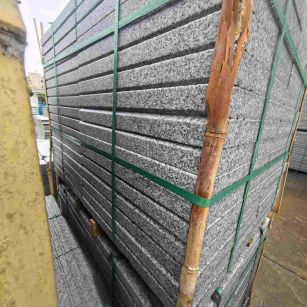 银川芝麻白楼梯踏步室外