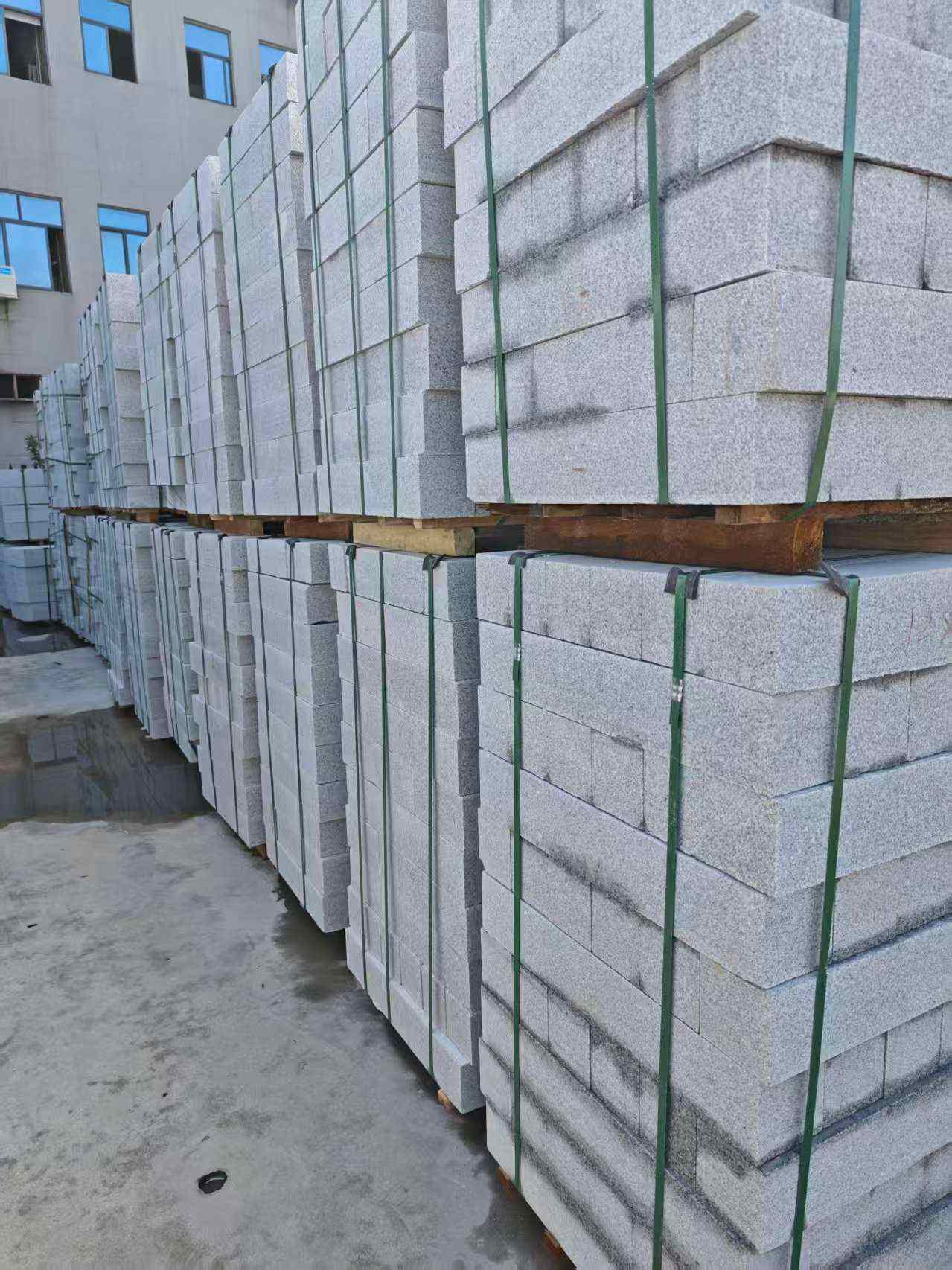 银川芝麻白路牙石，路侧石