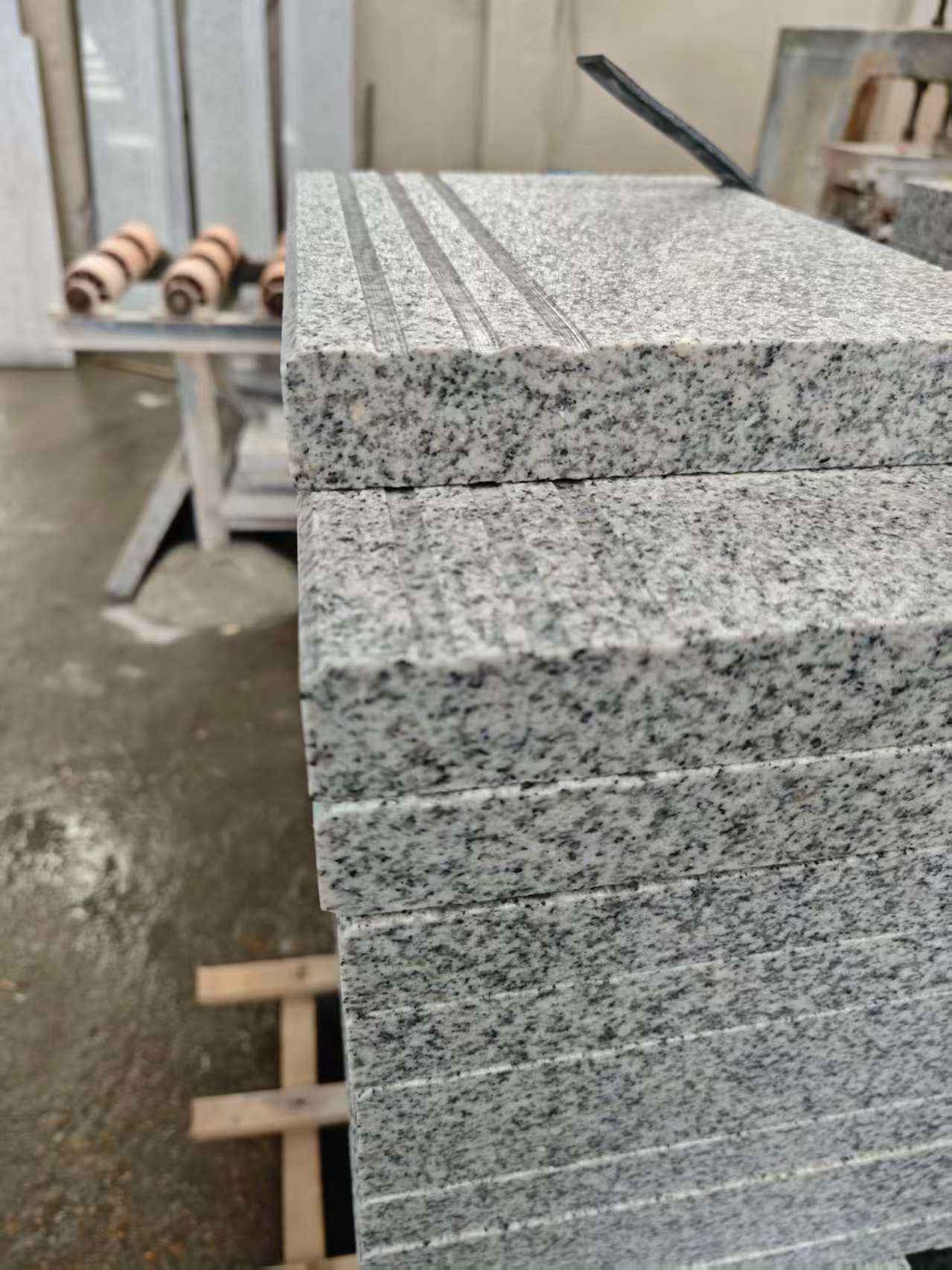 银川芝麻白楼梯踏步