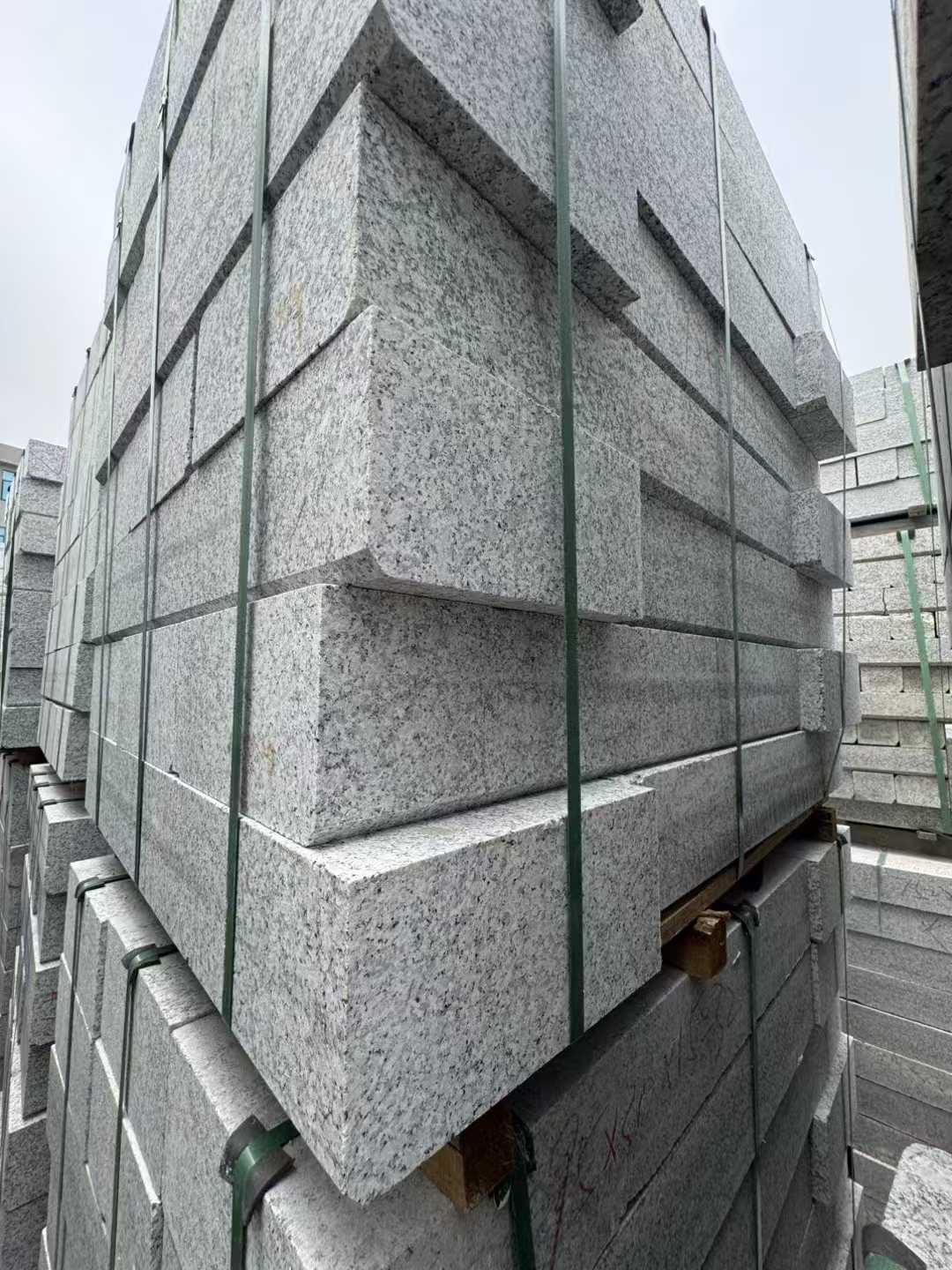银川芝麻白路牙石 马路牙子