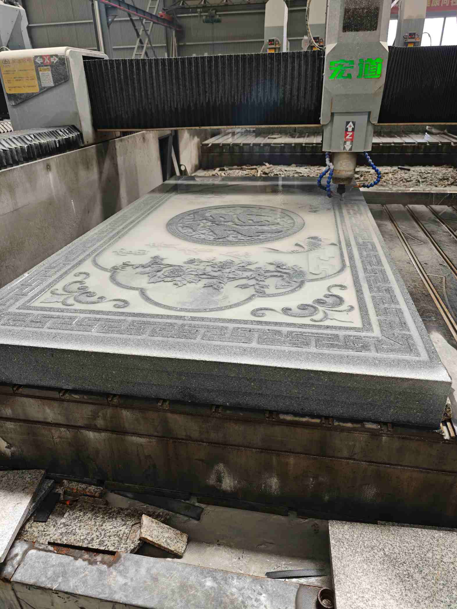 银川芝麻灰雕刻版异形雕刻异形定制